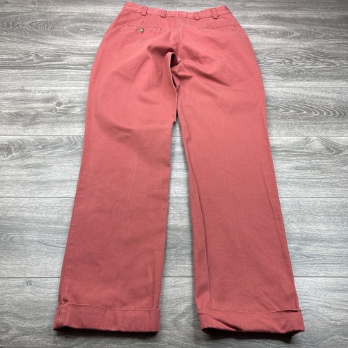 Bills Khakis Chino Pants Mens 29x32 Weathered Red Twill M3 Plain Flat Front USA - Picture 9 of 15
