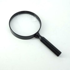 Jumbo Magnifying Glass Dual 2x Large Main  5x Small Inset Acrylic Lens