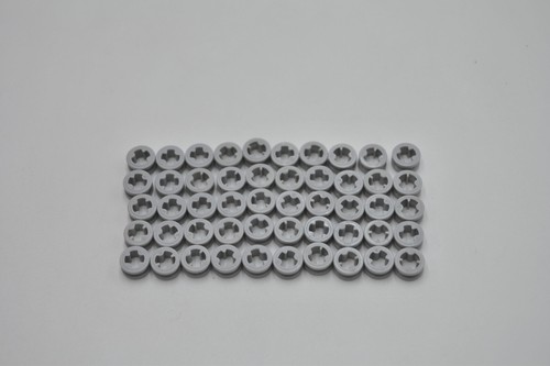 LEGO 50 x Stopper Distanzring neuhell grau Light Bluish Gray Technic Bush 4265c - Bild 2 von 2
