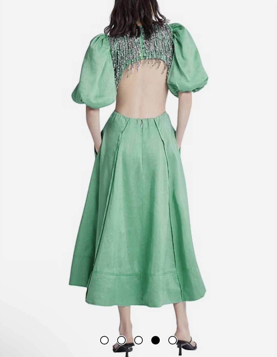 Aje Relic Beaded Midi Dress Green - Size AU 6 | eBay Australia Aje Relic Beaded Midi Dress Green - Size AU 6 | eBay Australia