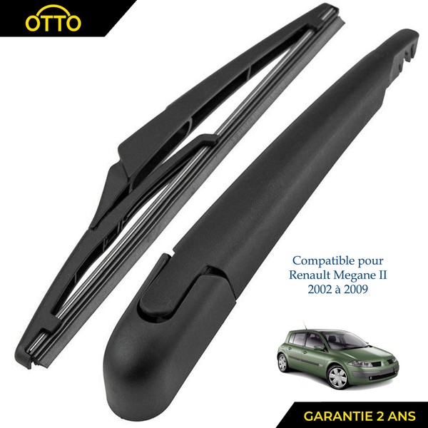 Partsline Wischerarm Heckscheibe FüR Renault Megane II 2002-2009 230 Mm Schwarz-image