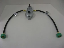 Fairview RV Camper LP / Propane 2 Stage Gas Regulator, Auto Changeover w 18" QCC