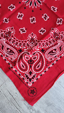 Vintage 100 Cotton HAV-A-HANK Red Bandana RN 15187 - 20" x 20"