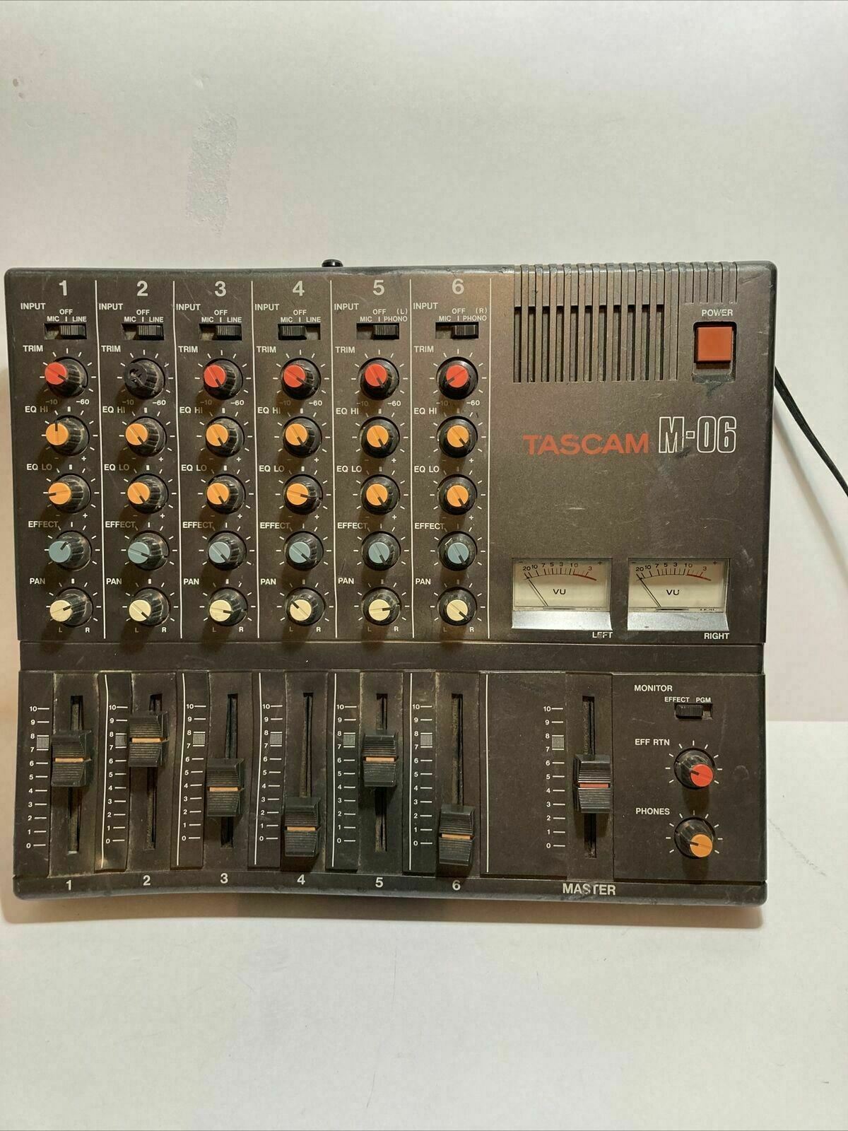 アナログミキサー TASCAM 106 Vintage Tascam M-106 6 Channel Mixer | eBay