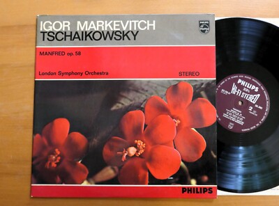 SAL 3491 ED1 Tchaikovsky Manfred Igor Markevitch Philips Hi-Fi Stereo 1st NM