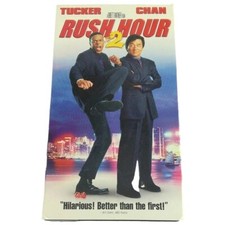 Rush Hour 2 VHS 2001 Jackie Chan Chris Tucker New Line Cinema