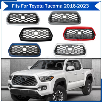 Front Bumper Grille W/Shell Outer Surround For 2016-2022 Toyota Tacoma TRD Style