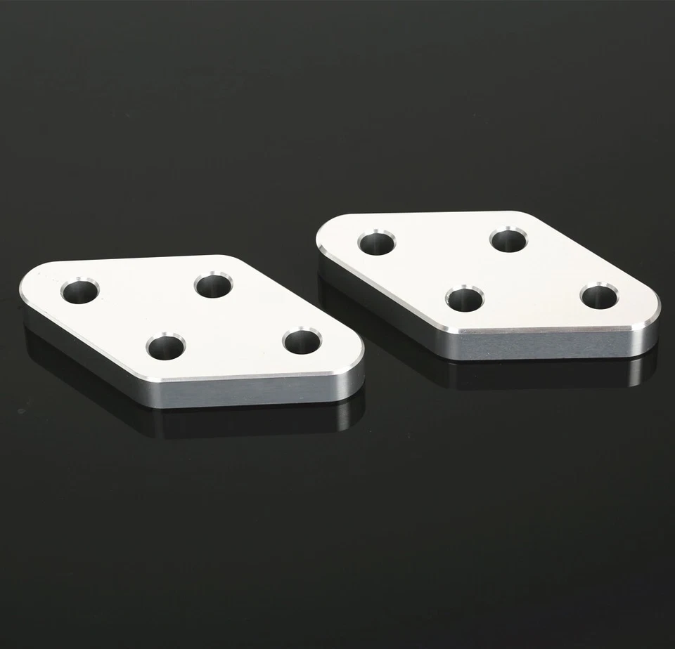 Eslabón de caída reductor de estriba plateado de EE. UU. para Suzuki DR650/SE DR250/DR350 1996-2023 Foto 4 de 4