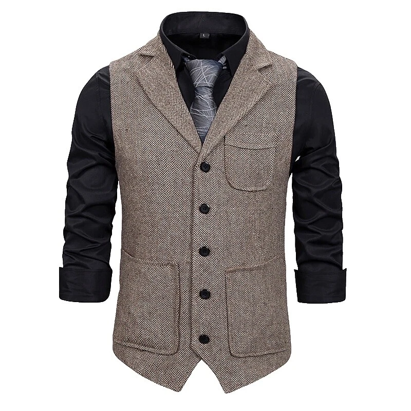 Chaquetas de espina de arenque para hombre