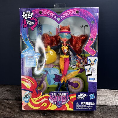 My Little Pony Equestria SUNSET SHIMMER Friendship Games Sporty Style Motocross