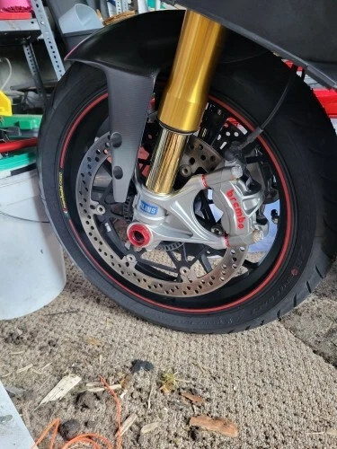 Tuerca de brida de eje delantero para DUCATI MONSTER 797/1200 Diavel 1260 PanigaleV2 Foto 2 de 4