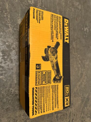 DEWALT DCG405B 20V MAX XR 4.5 in. Angle Grinder w/Kickback Brake (Tool Only) New