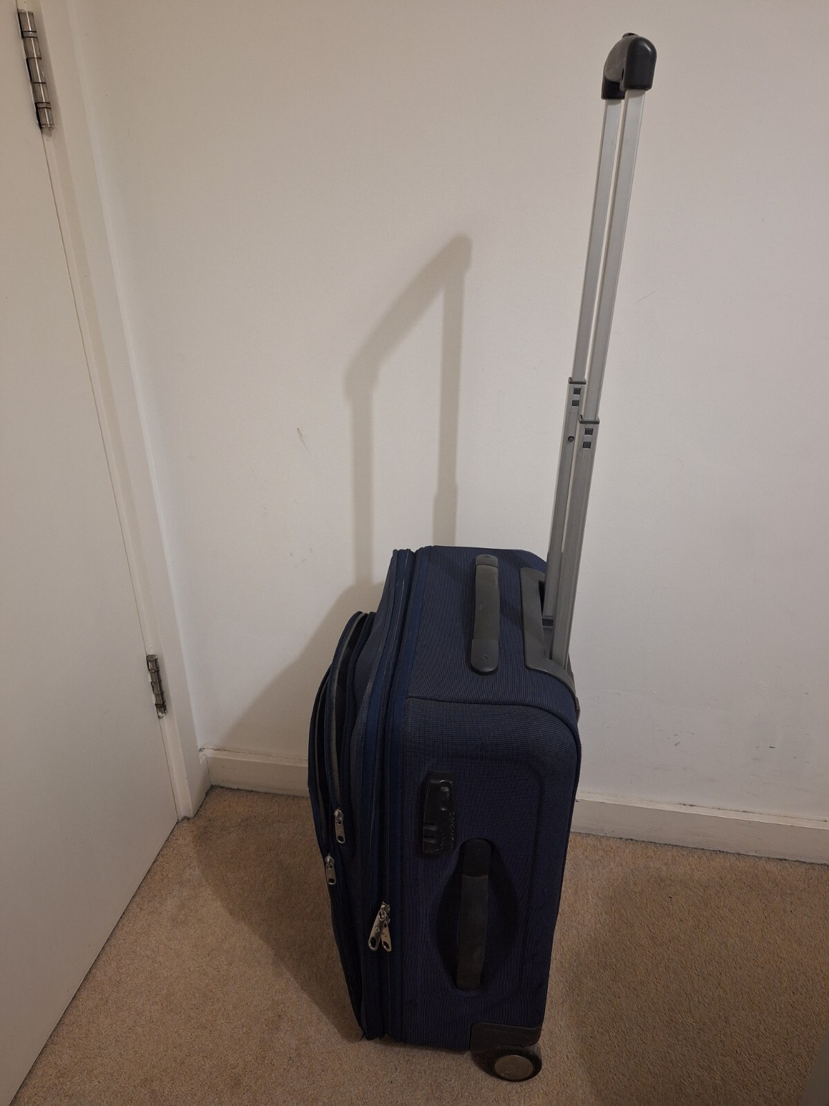 Samsonite 2wheel Hand Cabin Luggage Blue eBay