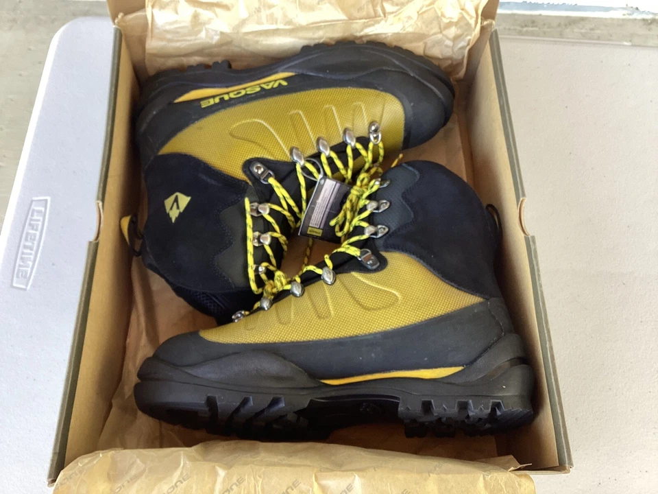 Vasque Hombres 11.5 Botas Montañismo Super Alpinista Amarillo Negro Multicolor Foto 3 de 4