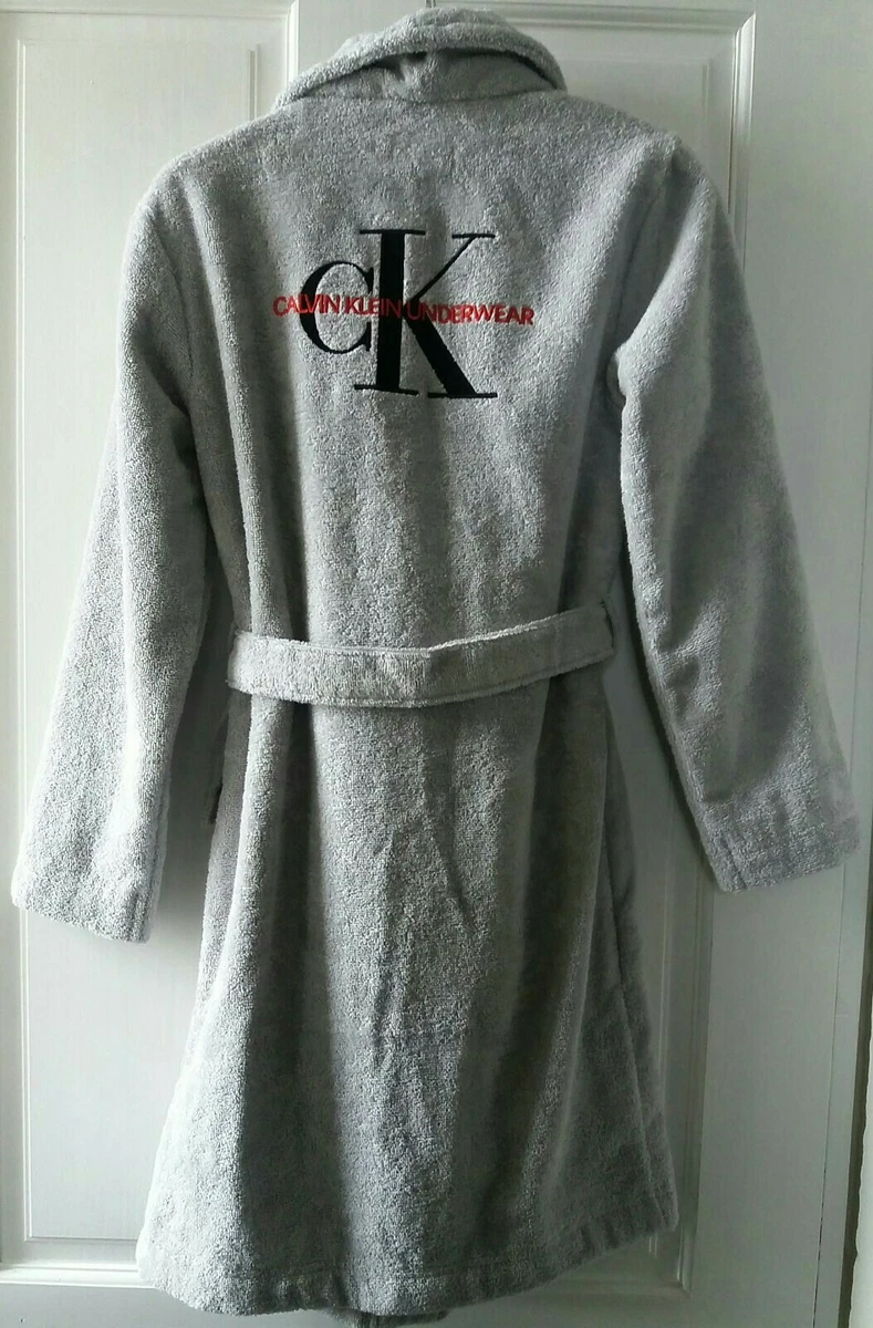 Boys calvin klein dressing gown sale