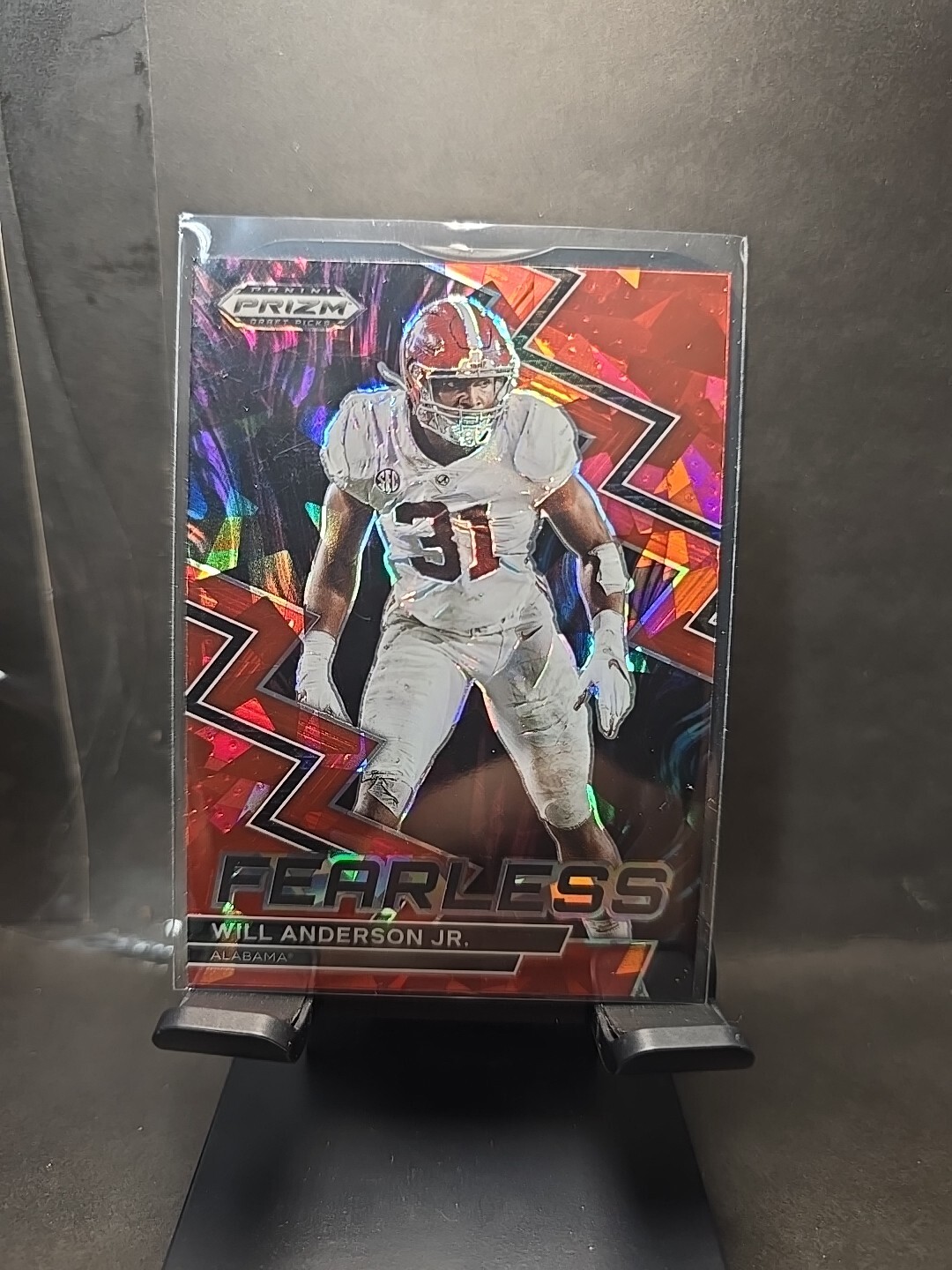 Will Anderson Jr. Fearless RED ICE Rookie RC 2023 Prizm Draft Picks Card #F-1