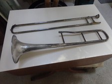 JW York  Sons Trombone - Serial  20900, circa 1909-1910 with leather case