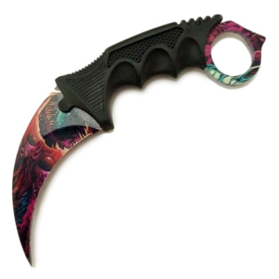 CS GO Karambit Messer FURY BEAST Skin Real Knife Counter Strike scharf ...