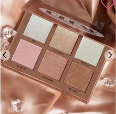 Ace Beautee Glow Essentials Highlighter Palette FULL SIZE NEW WITH BOX