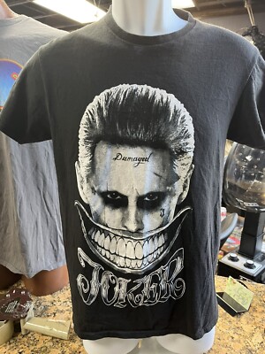 DC Comics The Joker Suicide Squad Men's Black T-Shirt Size Small