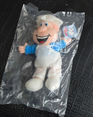 Vtg Cinnamon Toast Crunch Breakfast Pals WENDELL THE BAKER Plush Bean Bag Sealed