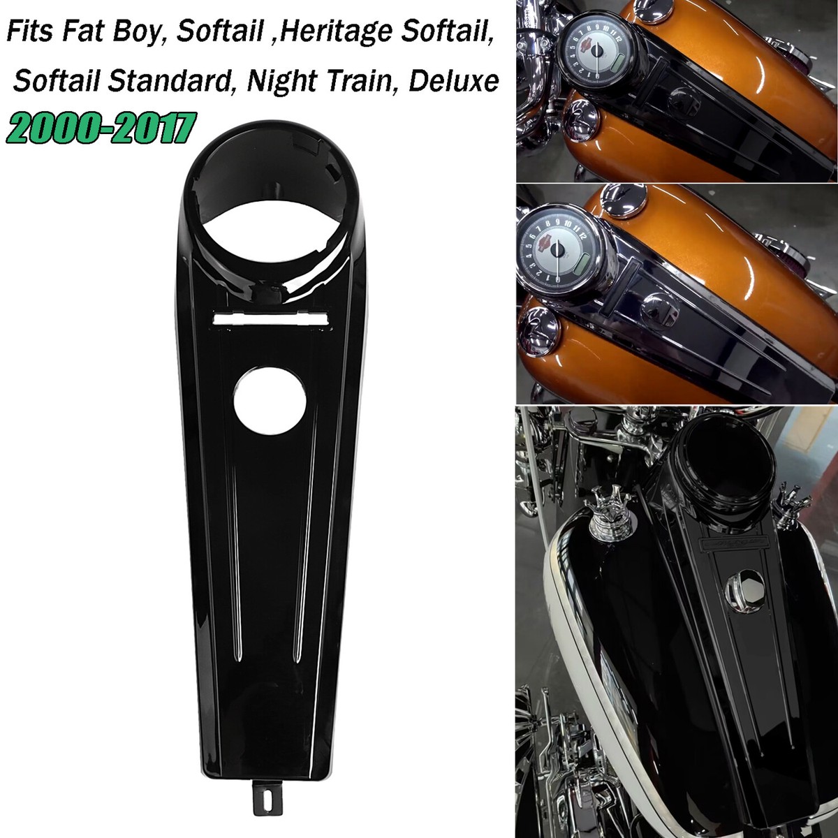 Dash Fuel Console Tank Panel Fit For Harley Fat Boy Heritage