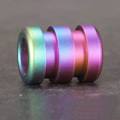 Titanium Alloy Knife Lanyard Bead Necklace Paracord Pendant Bracelet Bead DIY - Picture 22 of 28