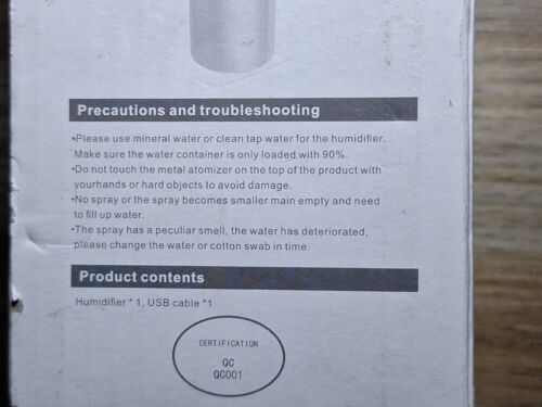 Mini Portable Mist Humidifier - Picture 5 of 6