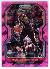 Marcus Morris Sr 2020-21 Panini Prizm Pink Ice Prizm #199 Los Angeles Clippers
