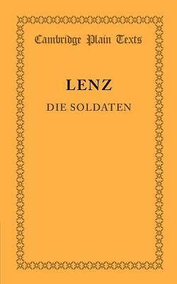 Die Soldaten Lenz Paperback Cambridge University Press 9781107643062