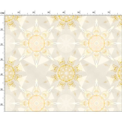 Abstract Sundials Fabric