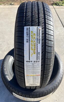 Set of TWO BRAND NEW 205/55R17 91H Bridgestone Ecopia EP422 Plus