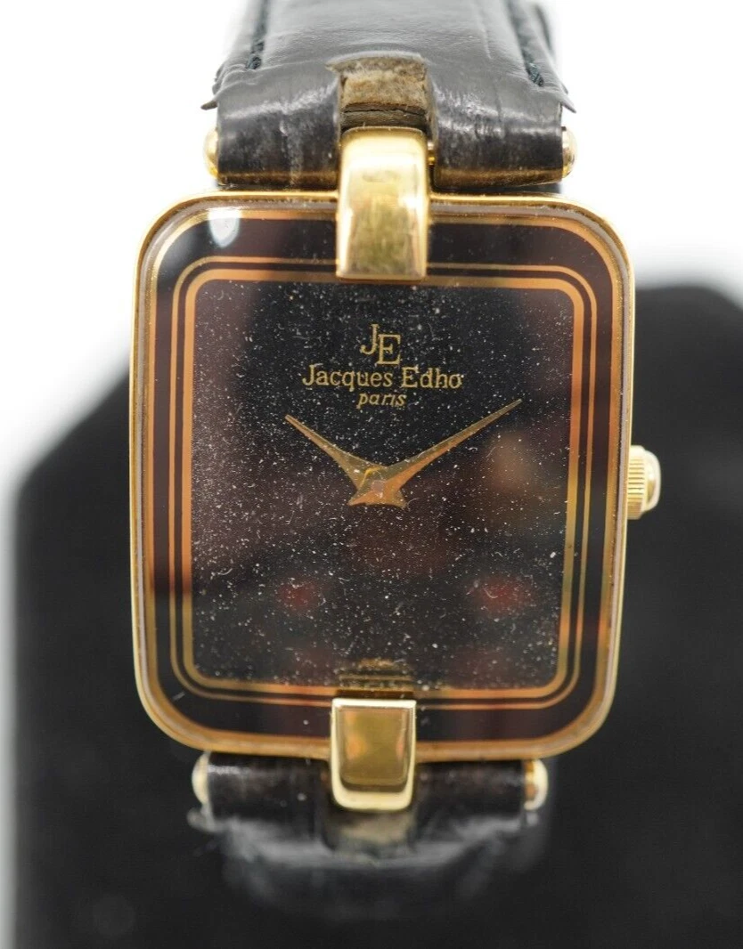 Jacques edho 18k gold plated clearance watch