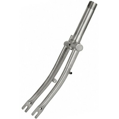 Taitnium Alloy 28.6mm Bicycle Front Fork w/ Top Screw Threads For BROMPTON Bike