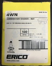 CADDY 4WN COMBINATION WASHER-NUT BOX OF 90