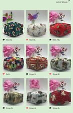 CHRISTMAS XMAS Adult Face Covering Cover Mask 100 Cotton Washable PM2.5 Filter
