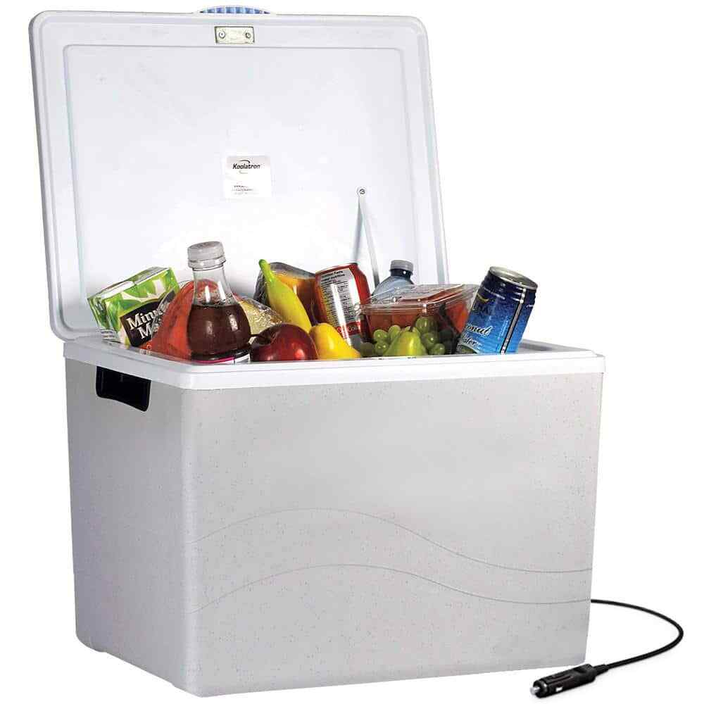 Koolatron Portable Cooler Thermoelectric Kool Kaddy Plastic 36 Qt. Greys (34L)