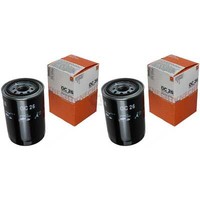 2X Mahle / Knecht ÖLfilter OC 26 Oil Filter