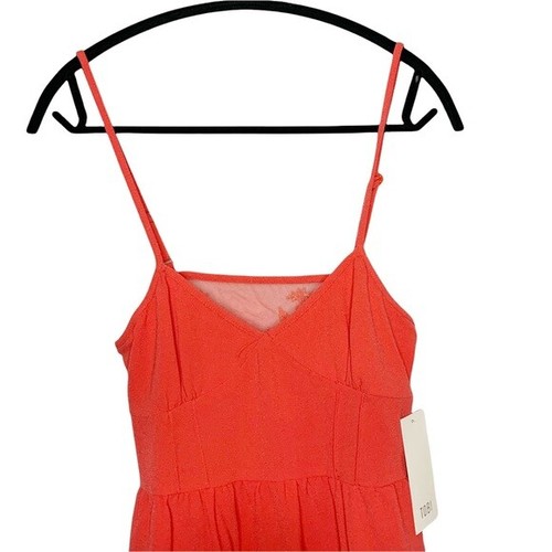 Tobi NWT Coral Lace Renesmee Midi Bohemian Tank Dress Women Size XS - Picture 3 of 8