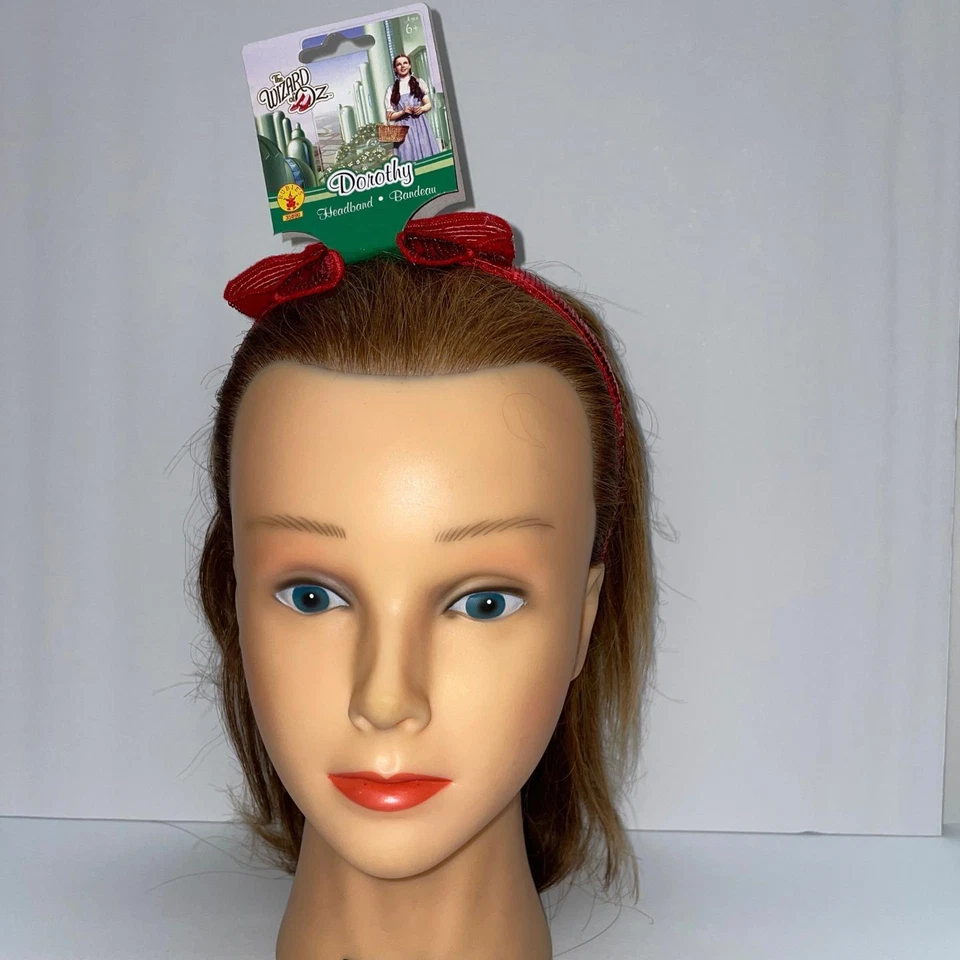 WIZARD OF OZ DOROTHY RED SEQUIN HEADBAND COSTUME RU35890 - Image 2 of 4