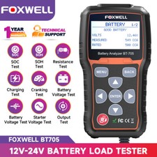 Foxwell BT705 Auto KFZ LKW Batterie Lasttester & Ladesystem-Analysator 12V 24V
