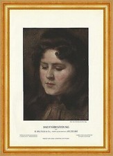 Haufler Graphische Kunstanstalt Dreifarbenätzung Original Grafik Zeitzeugnis 090