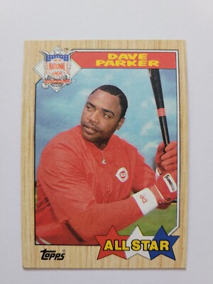1987 TOPPS DAVE PARKER ALL-STAR TEAM #600 NM