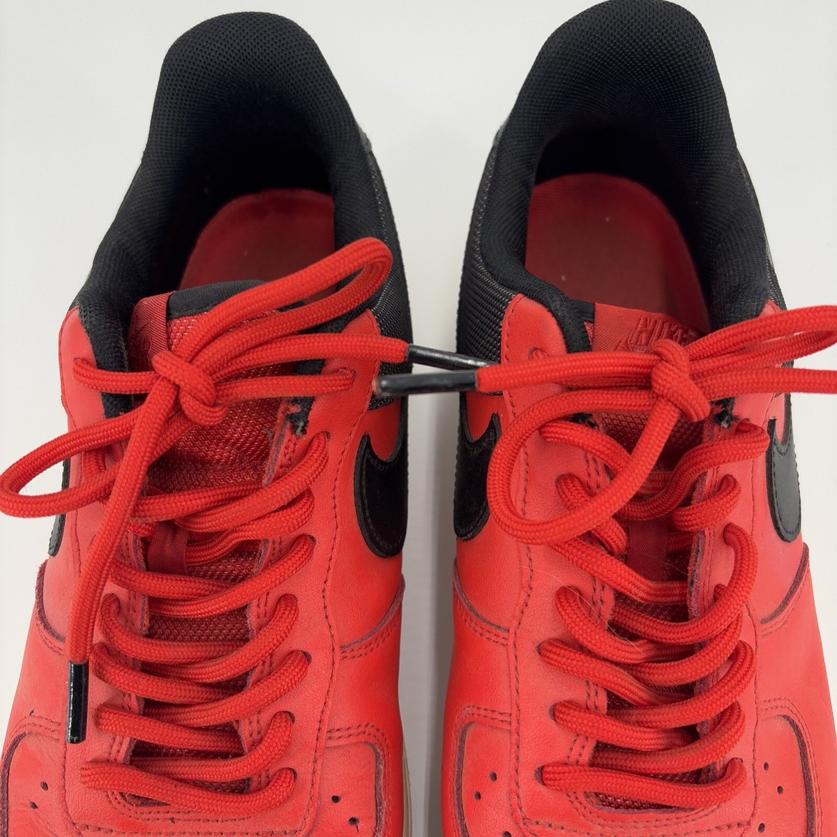 Nike Air Force 1 \'07 Low Habanero Red Shoes Size 8.5 Nike Air Force 1 ´07 Premium Habanero Red W for sale | eBay main image 2