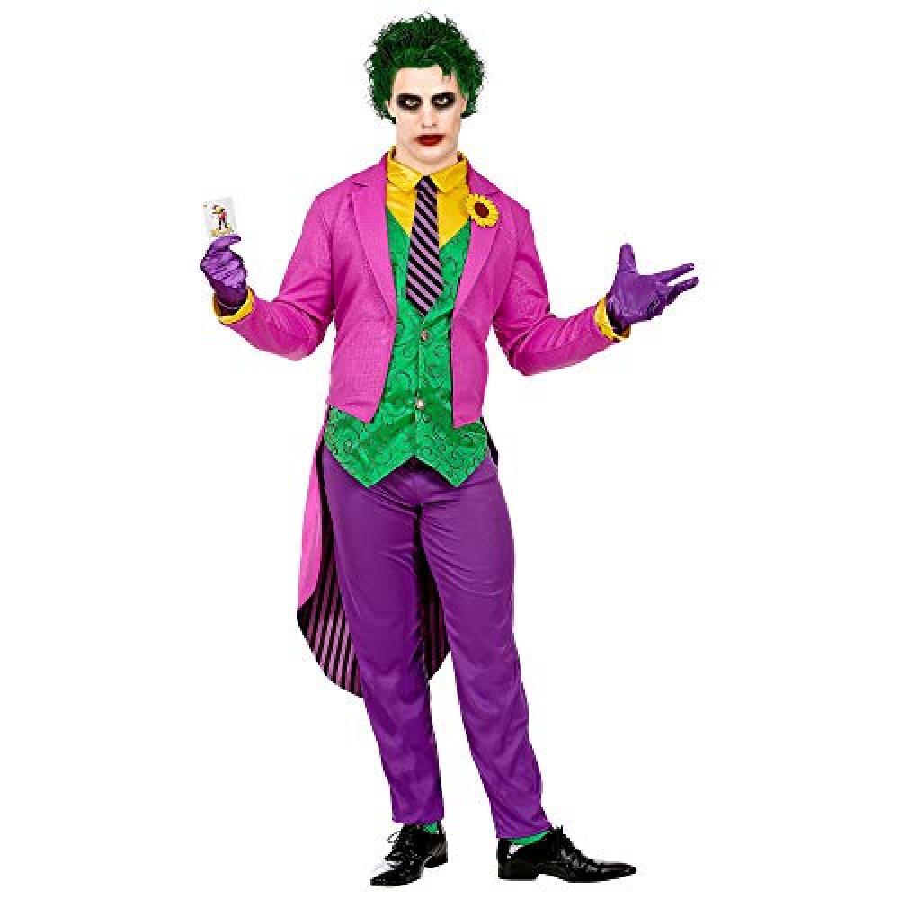 (TG. M) Widmann Costume Mad Joker da Uomo Adulti, Multicolore, WDM08022 - NUOVO