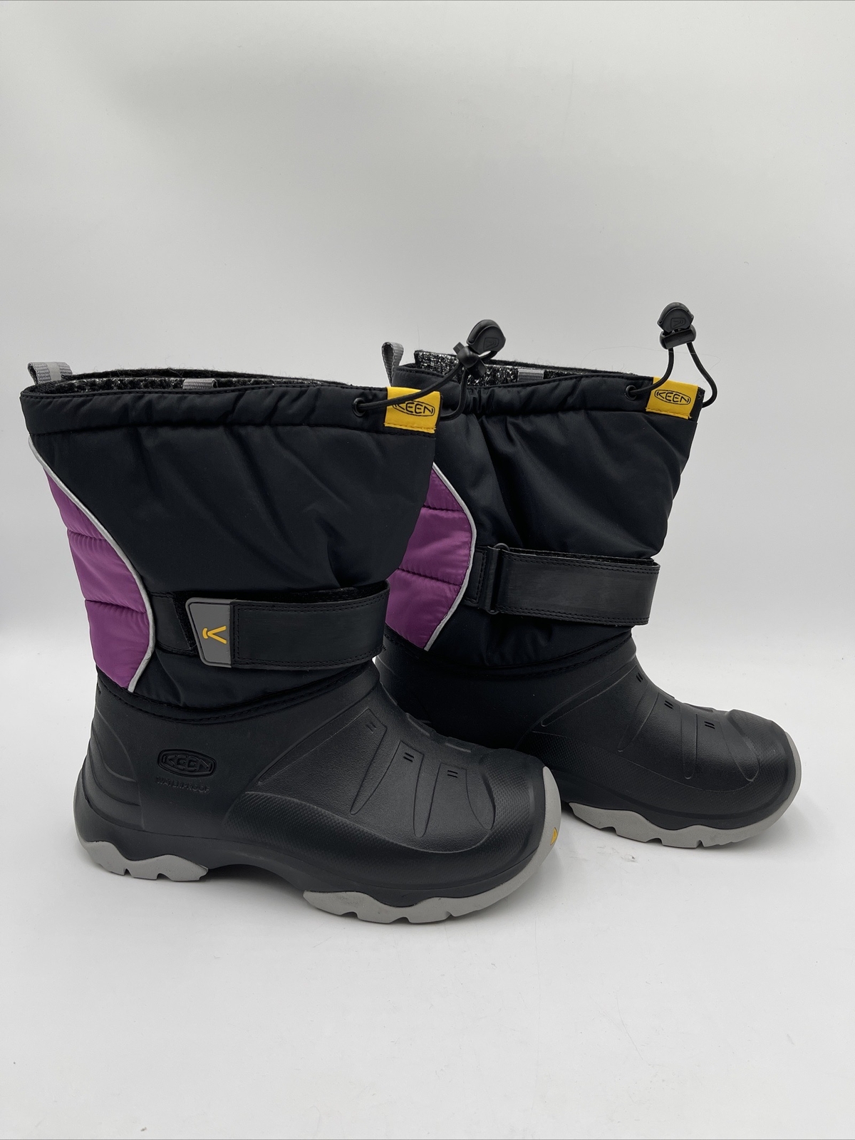 Stivali KEEN umi per bambini 2 impermeabili da trekking nero legno viola taglia 7