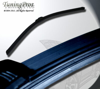 Motor Trend Bracketless Wiper Blades – 24" & 20" – J-Hook – All-Season Set (Pair)