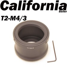 T2 lens to Micro 4/3 M4/3 adapter GH7 GH4 EP3 G10 G3 G2 G1 GF3 DMC GF2 Camera