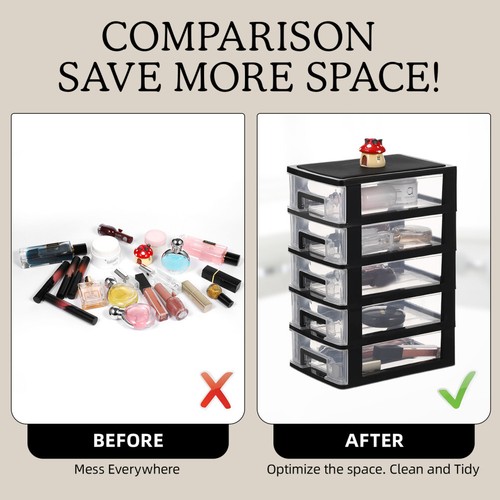 Organizer Organizer per Cassetti in Plastica Organizer per Piccoli Oggetti Organizer - Foto 9 di 11