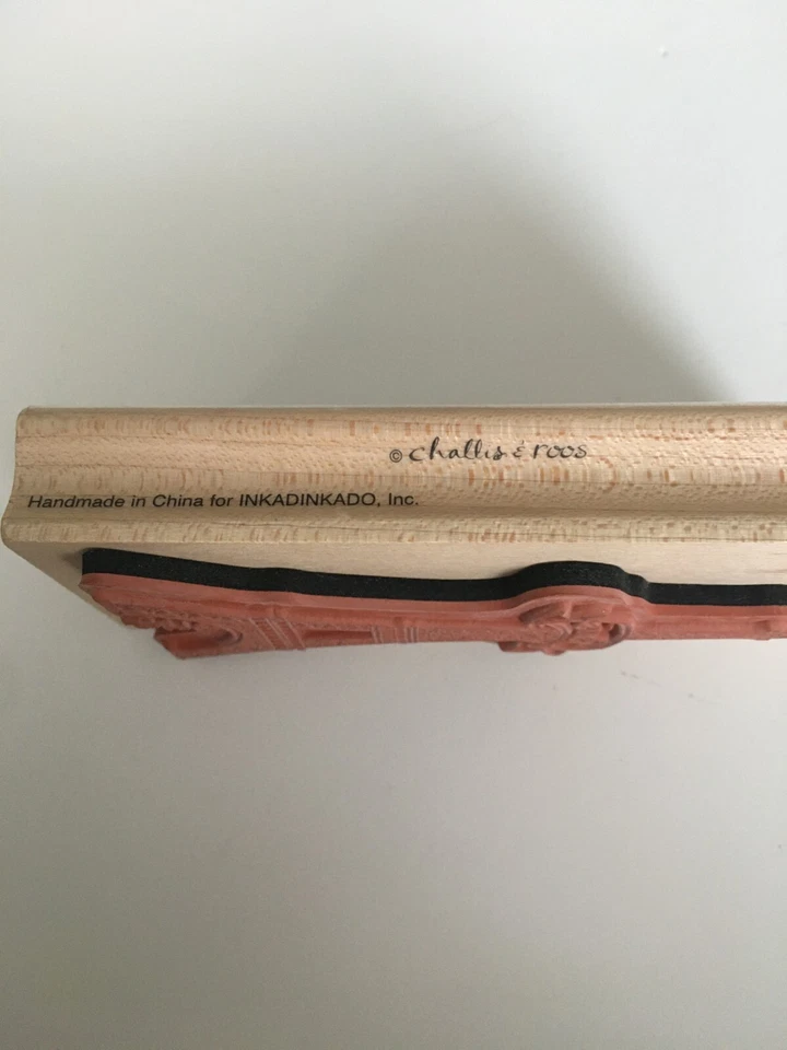 Inkadinkado Rubber Stamp Paris Eiffel Tower France European Travel Card Making - Image 2 of 4